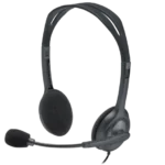 Logitech H111 Wired Headset 3.5mm Jack Noise-Canceling Mic