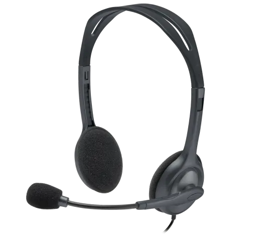 Logitech H111 Wired Headset 3.5mm Jack Noise-Canceling Mic