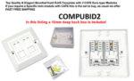Easenet CAT6 Dual Faceplate