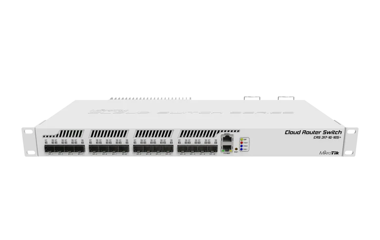 CRS317-1G-16S+RM MikroTik CRS317-1G-16S+RM 16-Port 10G SFP+ Switch - Image 1