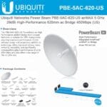 Ubiquiti PowerBeam ac PBE-5AC-620 5GHz 620mm Bridge - Image 3