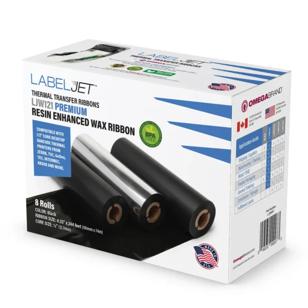 Bixolon 110mm x 74M Thermal Transfer Wax Ribbon Bixolon-110mmx-74M-Wax-Ribbon