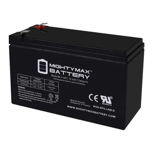 Drom Power 12V 7AH Sealed Lead Acid Battery Drom-Power-12V-7AH-Battery