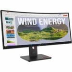 Lenovo ThinkVision T34WD-40 34" WQHD Curved USB-C Docking Monitor 64AEGAT1UK