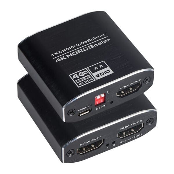 OEM 2-Port HDMI Splitter 4K 1x2 Active Distribution Amp Generic-HDMI-splitter-2port