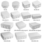 OEM 255X200X80 IP66 PVC Adapter Box 255X200X80-Adapter-Box