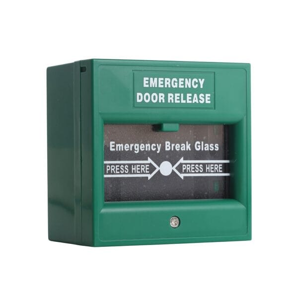 OEM Emergency Break Glass Green Door Release DPST Emergency-Break-Glass-Green