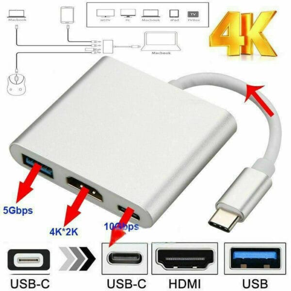 OEM USB3.1C to HDMI 4K UHD Adapter Generic-USB3-1C-to-HDMI-Adapter