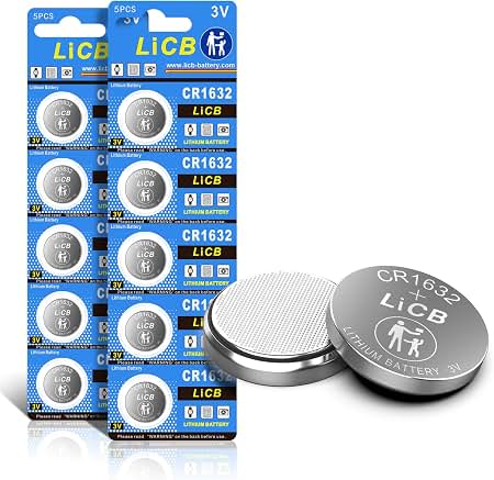 PKCELL CR1632 3V Lithium Coin Cell Battery PKCELL-LITHIUM-BATTERY-3V-CR1632