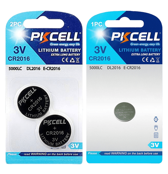 PKCELL CR2016 3V Lithium Coin Cell Battery PKCELL-LITHIUM-BATTERY-3V-CR2016