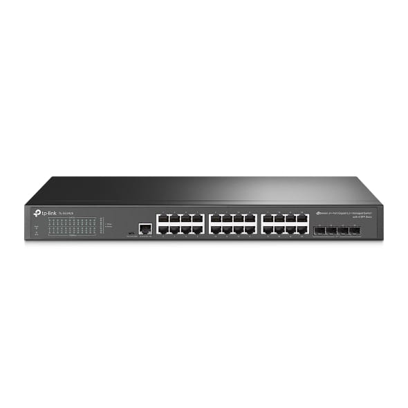 TP-Link SG3428 Omada 24-Port Gigabit L2+ Managed Switch with 4 SFP Slots SG3428