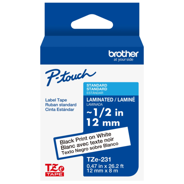 Brother 12mm label tape