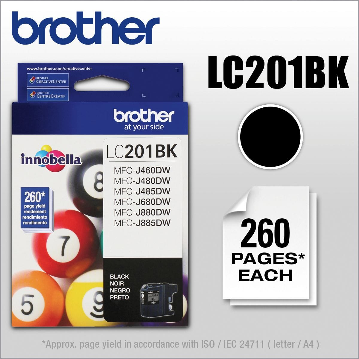 Brother LC38BK black ink Brother LC38BK black ink