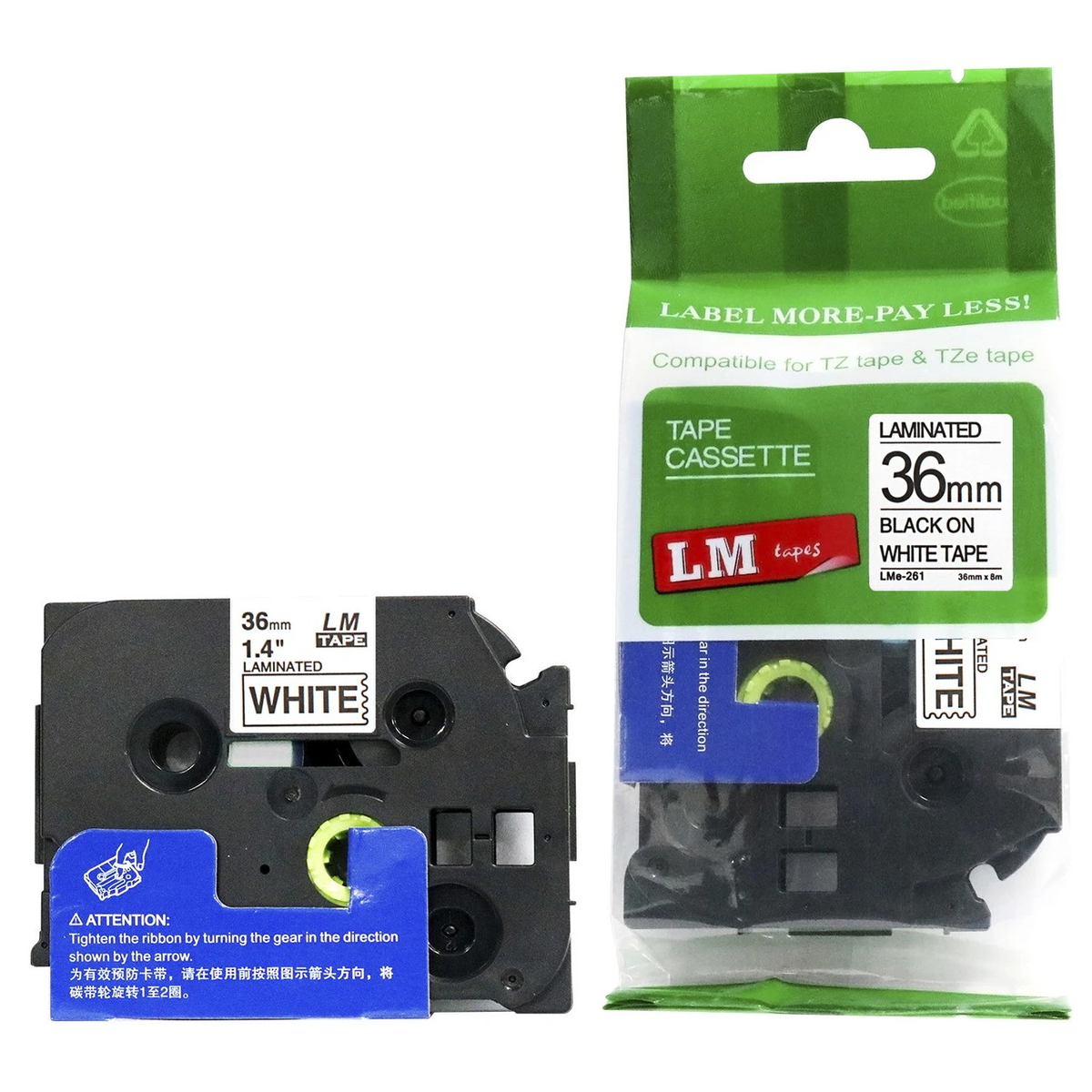 Brother TZ-261 white tape Brother TZ-261 white tape