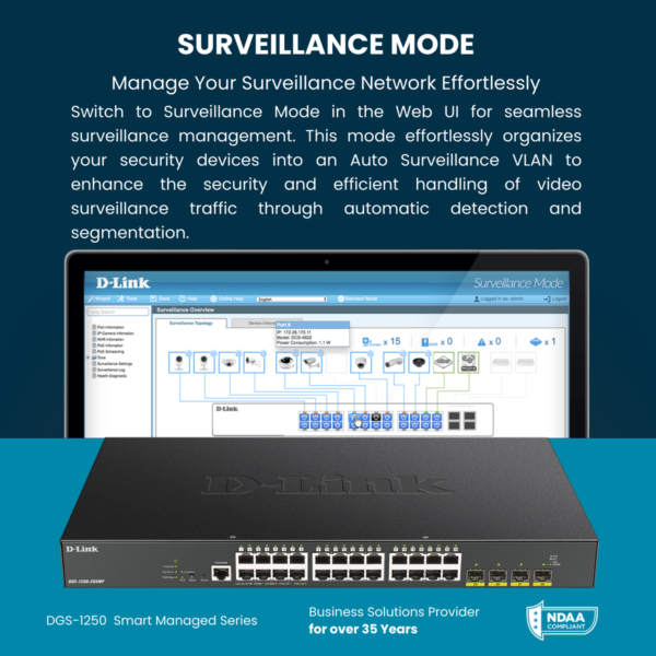 D-Link DGS-1250 series switch