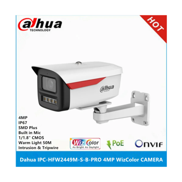 Dahua 4MP WizColor Camera