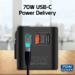 Promate 70W GaNFast Adapter