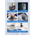 Vention 3-Port Travel Adapter