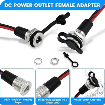 12V DC female socket 12V DC female socket