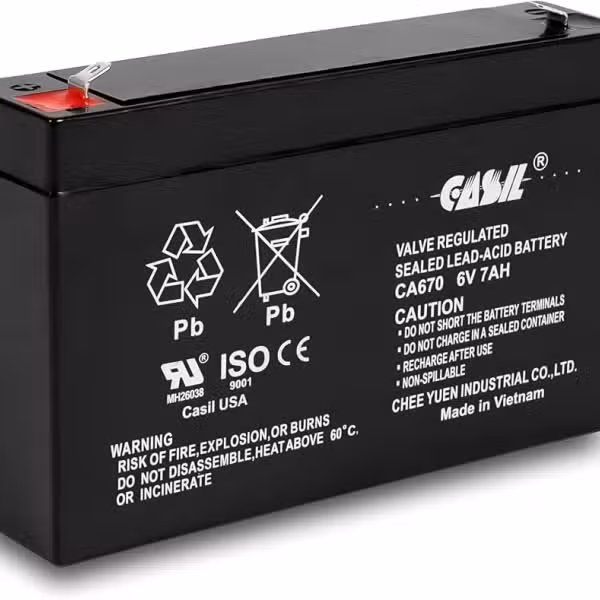 6V 7Ah lead acid battery