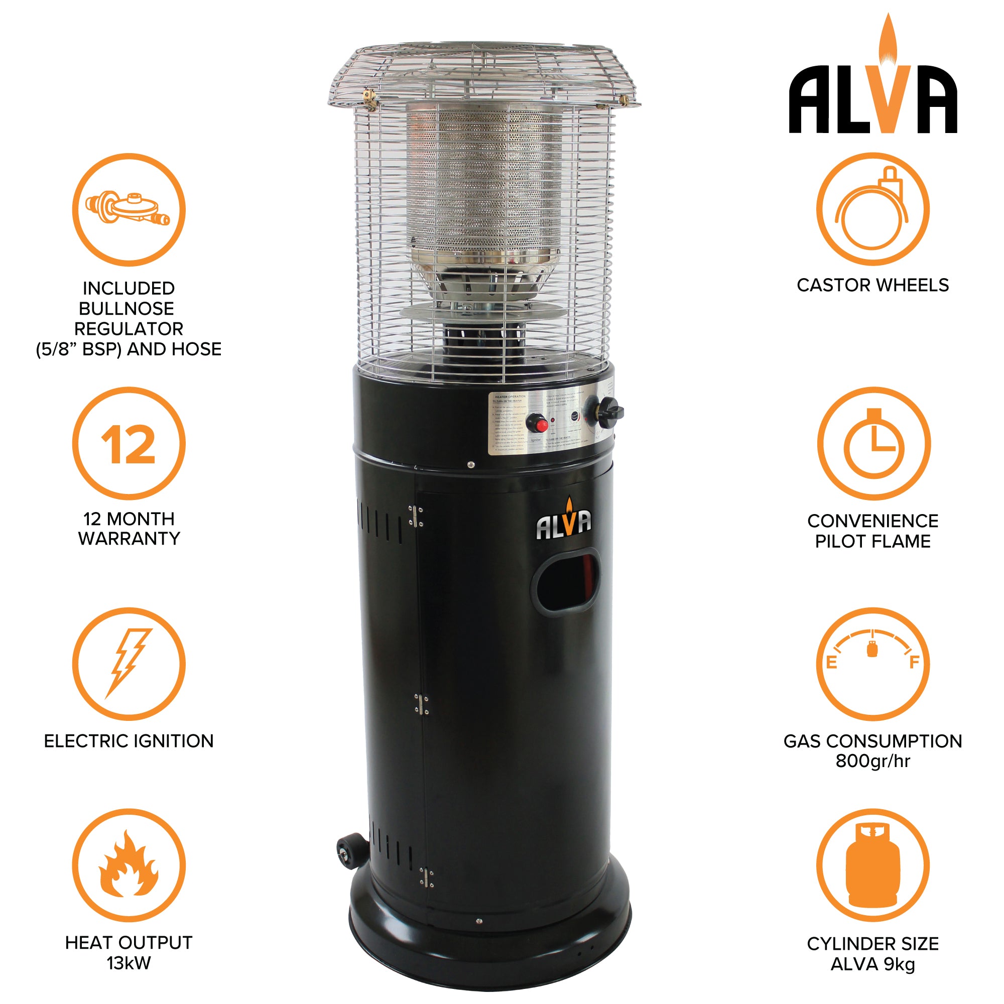 Alva GHP32 patio heater Alva GHP32 patio heater