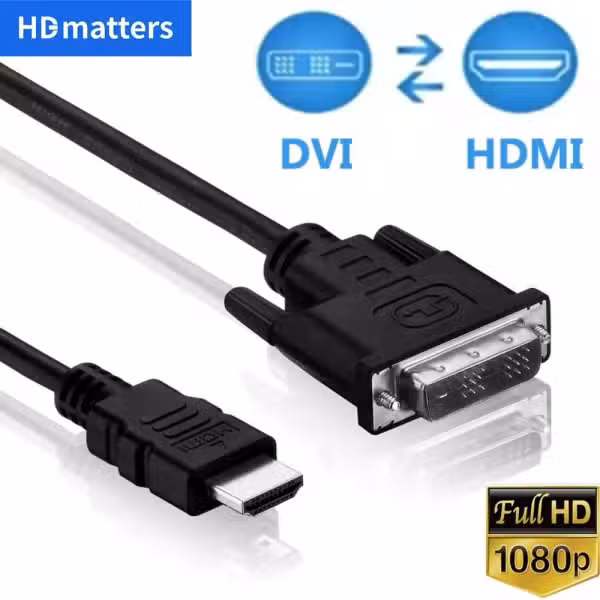 HDMI to DVI-D cable