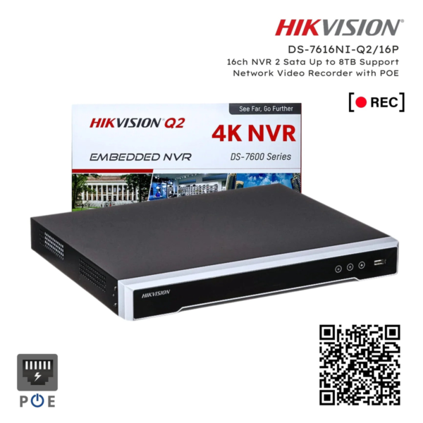 Hikvision 16-Channel PoE NVR