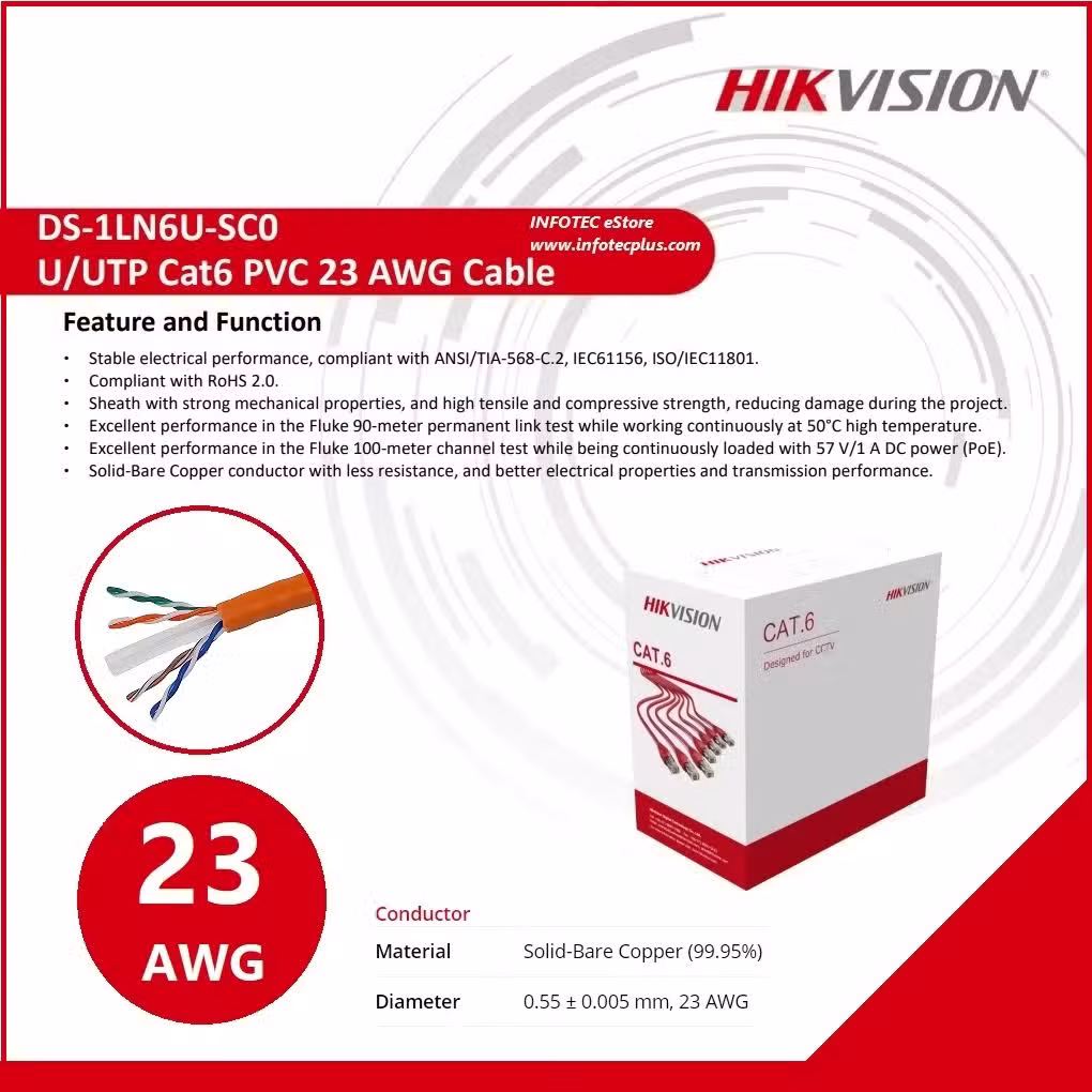 Hikvision CAT6 cable