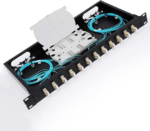 LC duplex patch panel