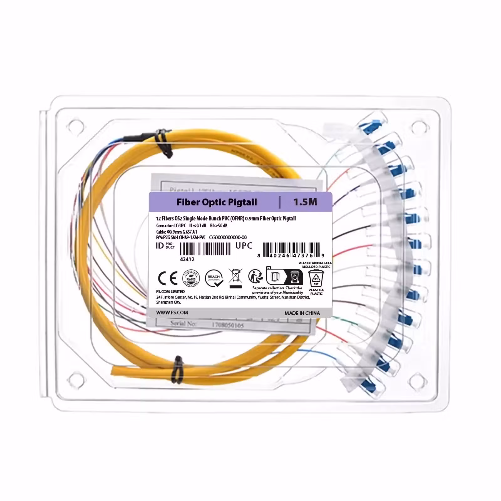 LC/UPC 1.5M Pigtail