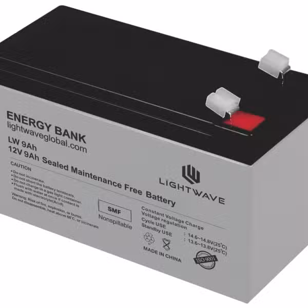 Lightwave LW12V/9AH battery