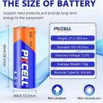 PKCELL 23A 12V battery