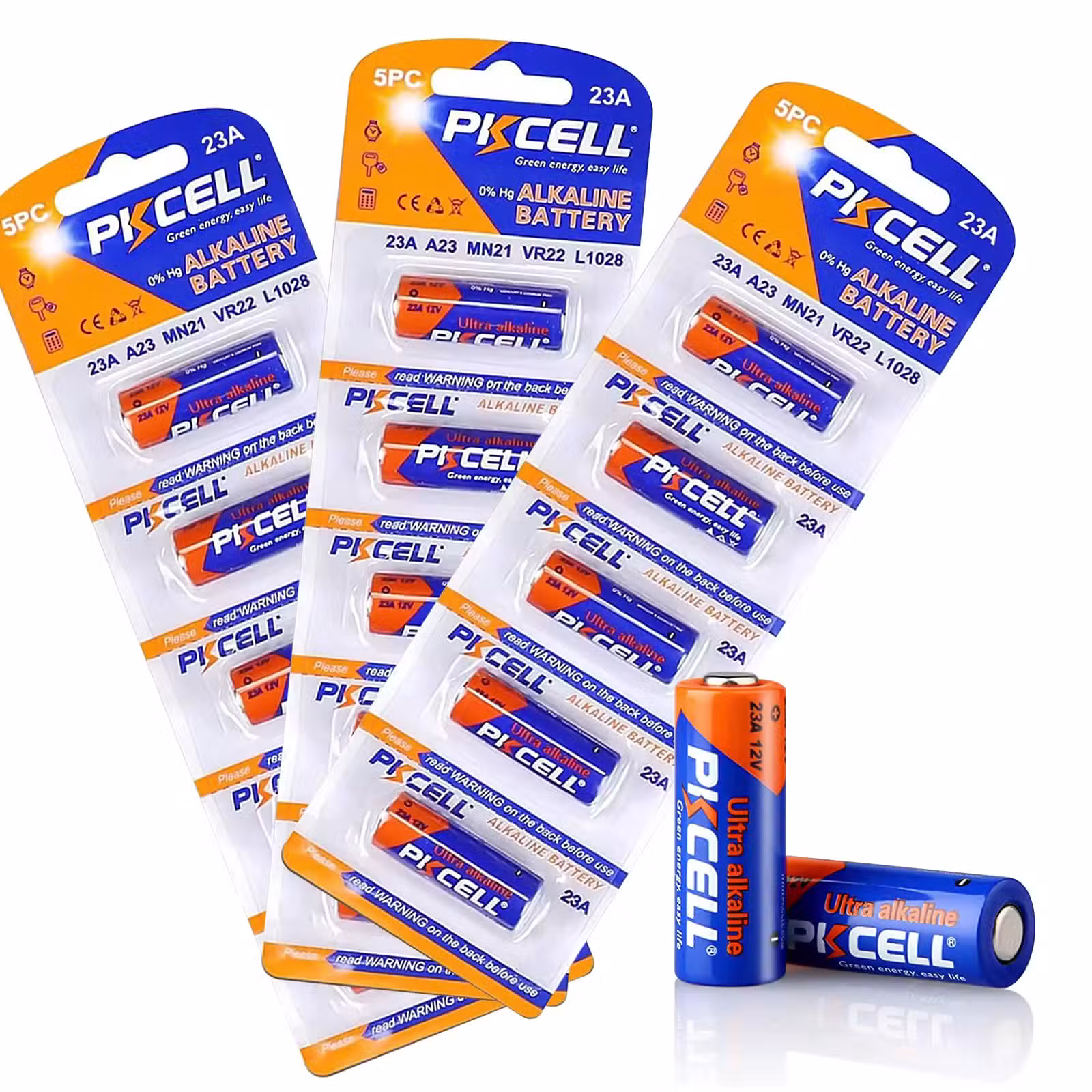 PKCELL 23A 12V battery