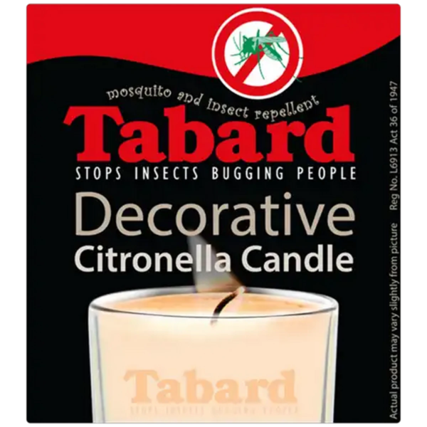 Tabard citronella candle