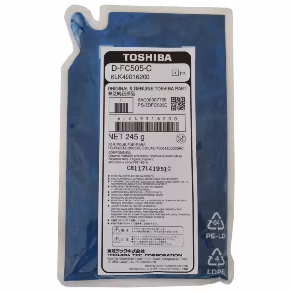 Toshiba D-FC505-C developer
