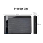 USB 3.0 HDD Casing 2.5-Inch SATA External Enclosure 5Gbps UASP Tool-Free