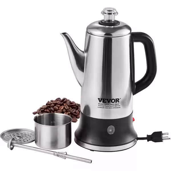 anodized coffee percolator