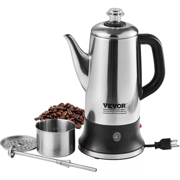 anodized coffee percolator