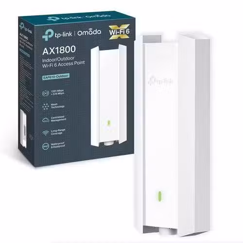 TP-Link EAP610-Outdoor AX1800 Indoor/Outdoor Wi-Fi 6 Access Point