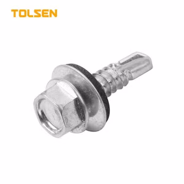 self-drilling hex screw