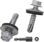 self-drilling hex screw
