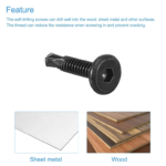 self-drilling hex screw